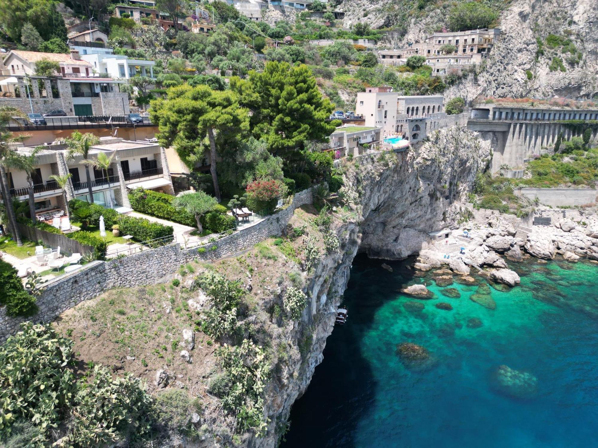 Villa Infinity Vista Mare E Relax Taormina Esterno foto